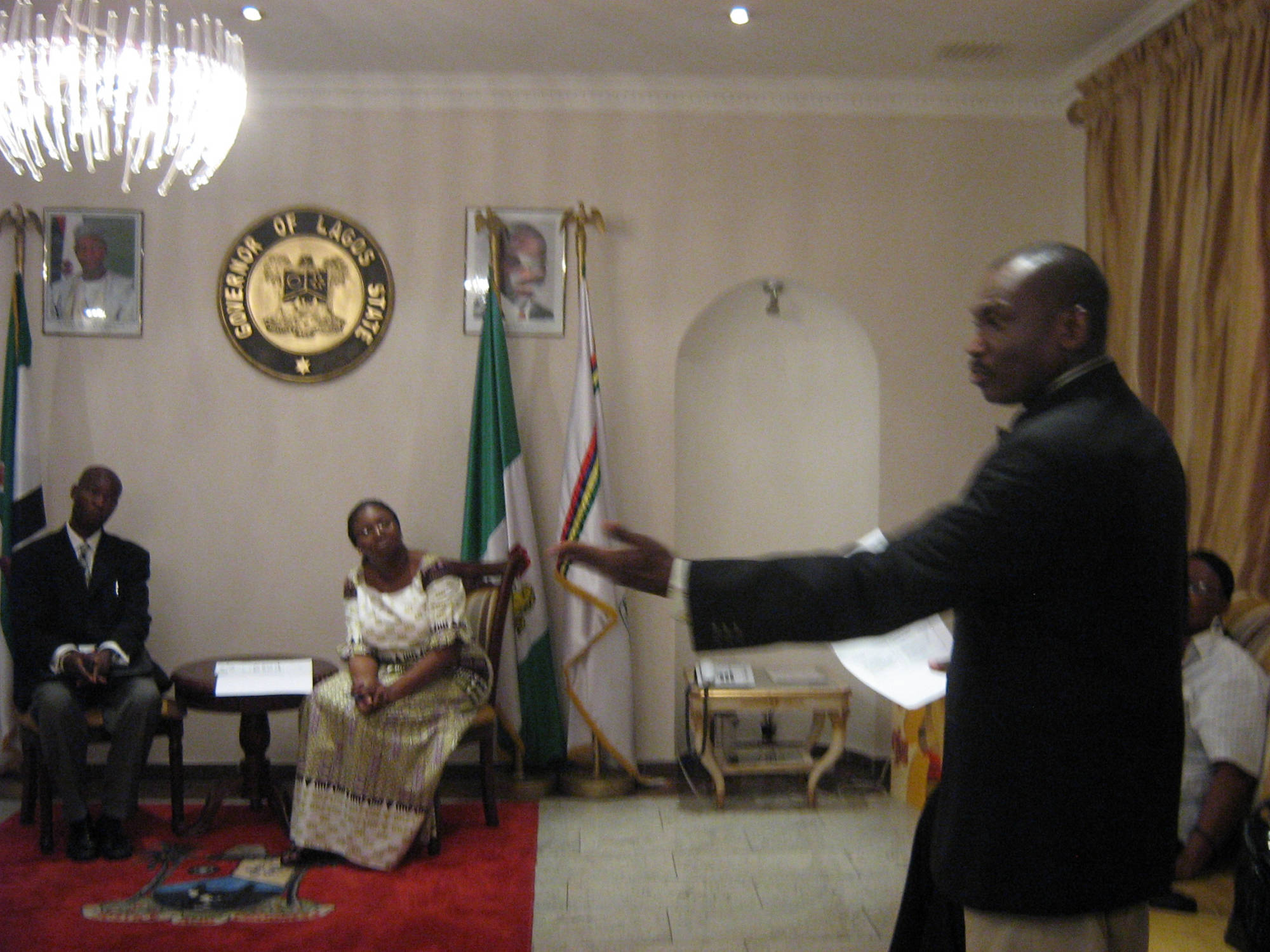 Civil society presentation to first lady